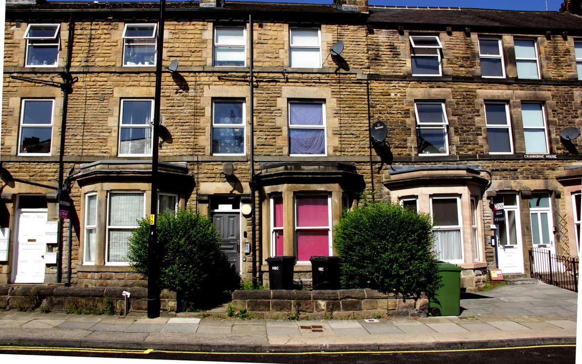A stone terrace on Mayfield Grove, Harrogate